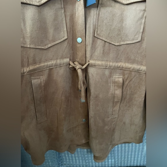 🤎 NWT! Blank NYC Faux Suede Shacket Retail $98 - Picture 9 of 9